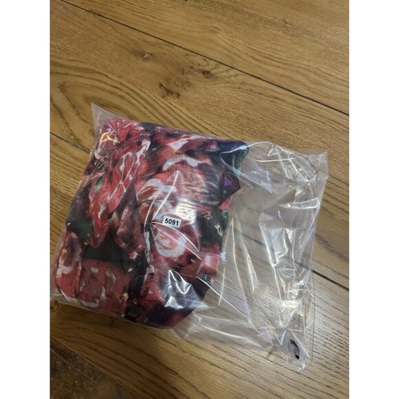 Torrid Midi/Maxi Long Sleeve Dress Mock Neck Size 3 Lightweight Floral - Picture 9 of 9